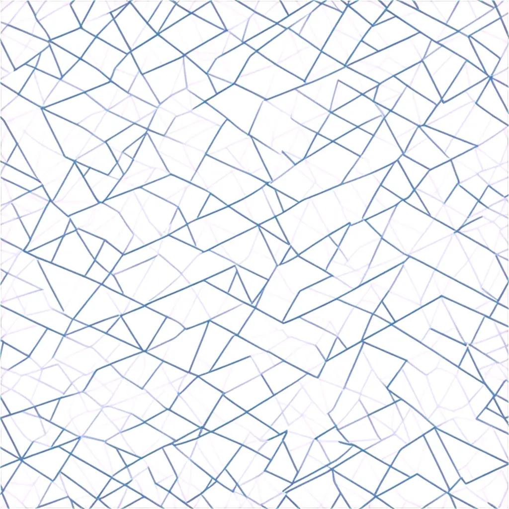 Geometric pattern in a white background