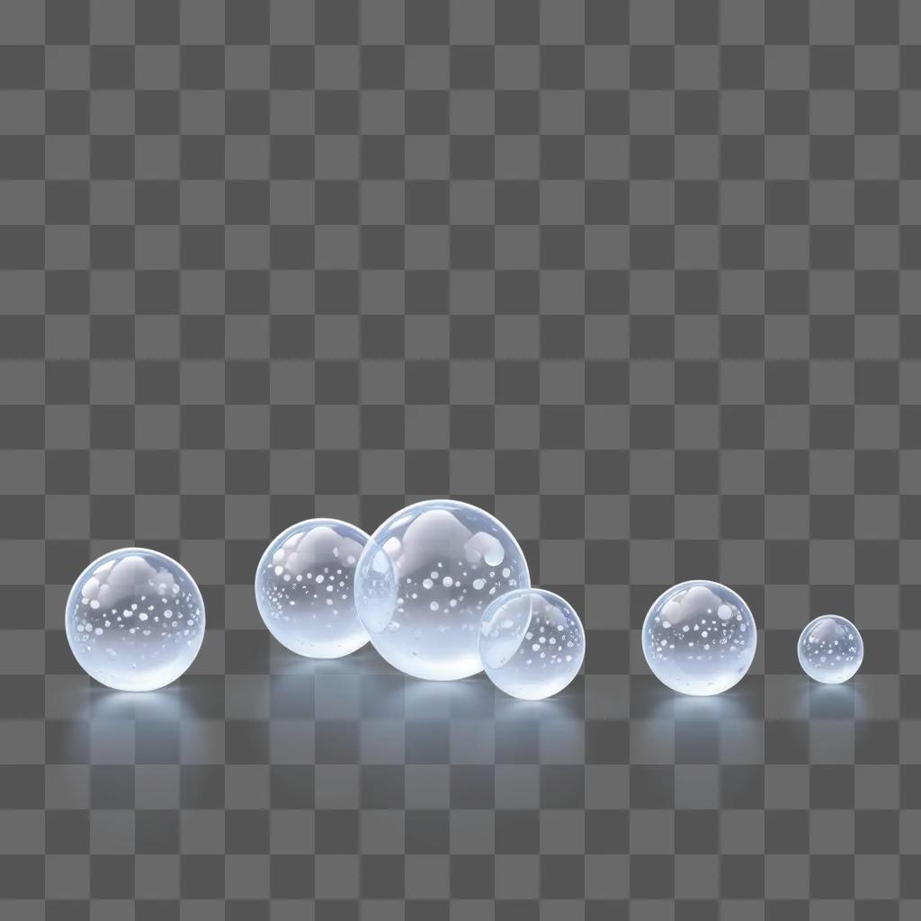 Glistening balls of condensation on a light blue surface