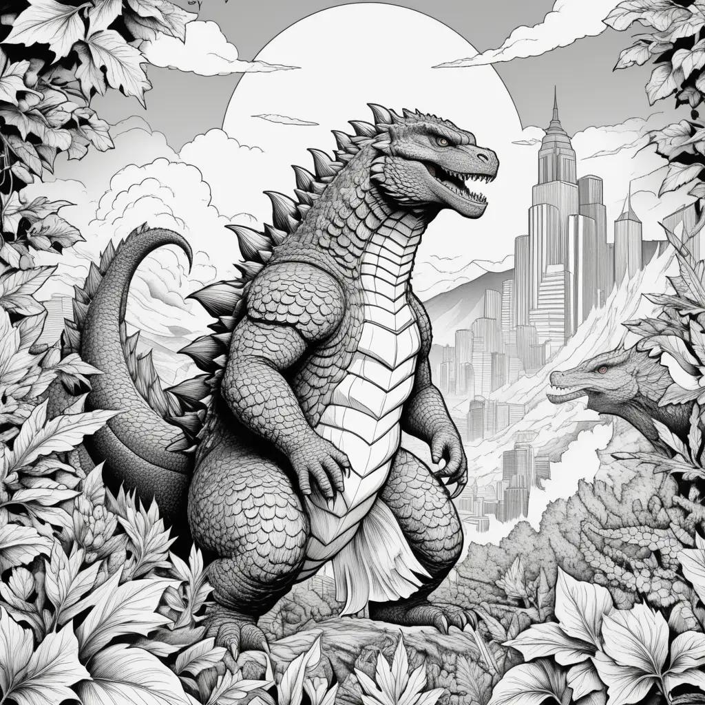 Godzilla Coloring Pages