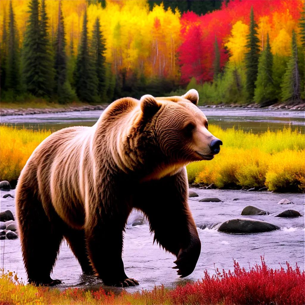 Grizzly bears are majestic and powerful animals