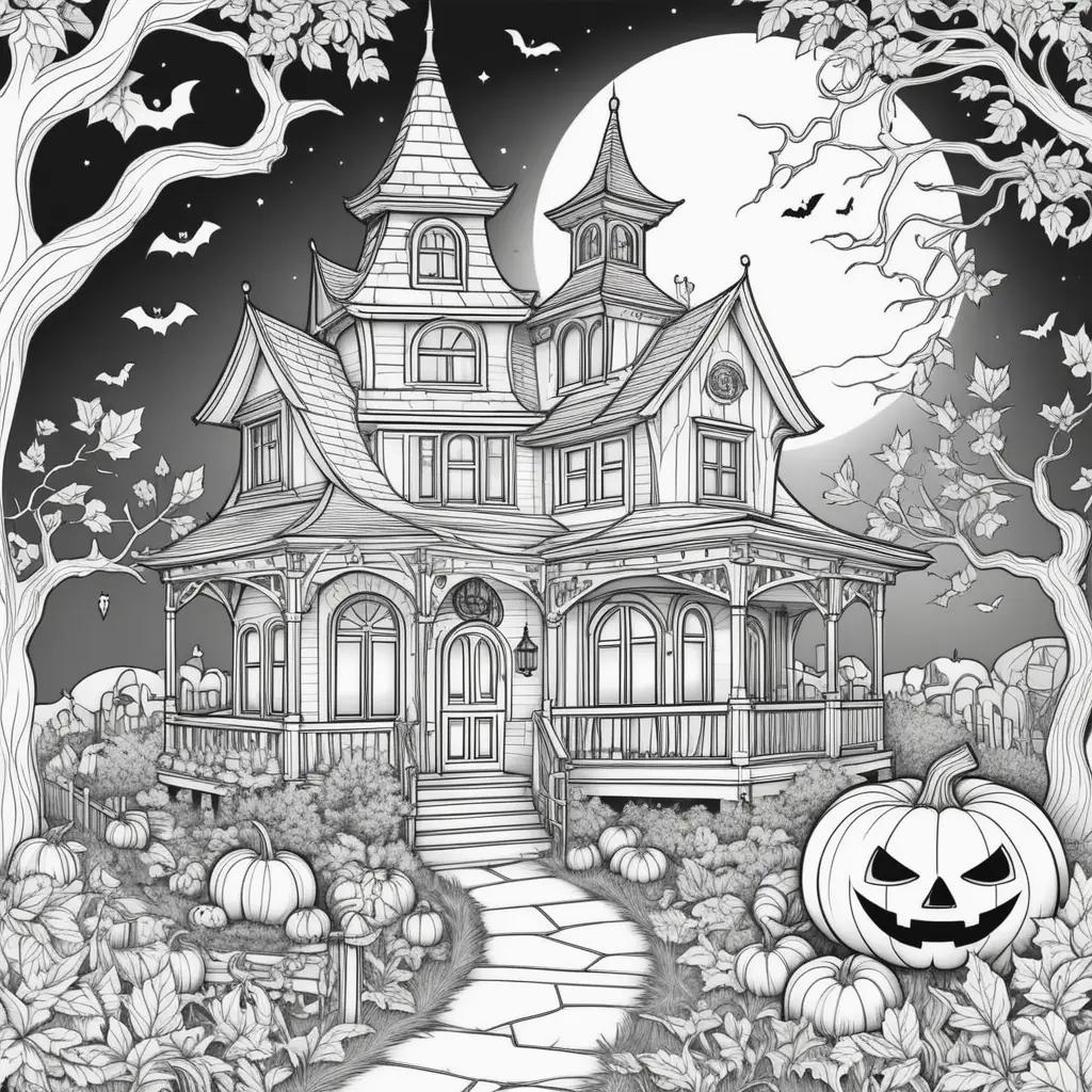 Halloween coloring pages for free print