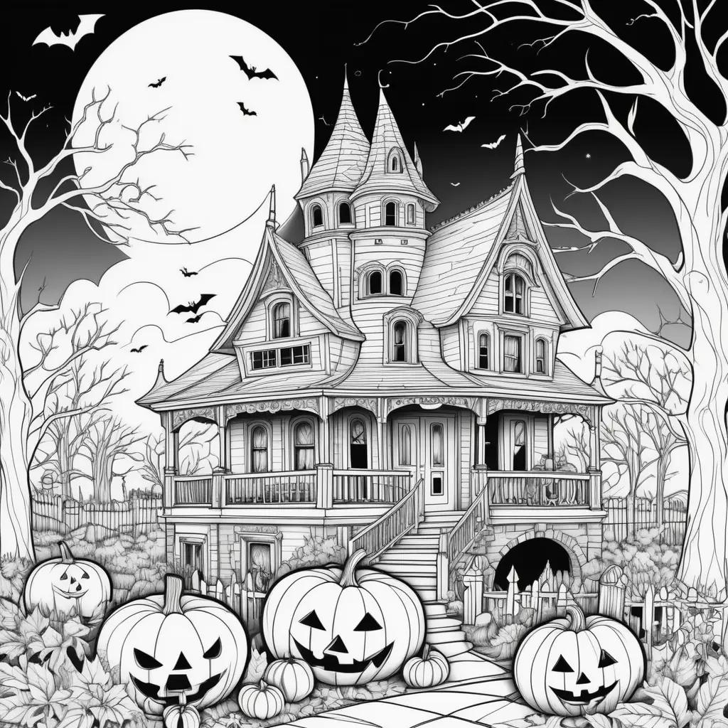 Halloween coloring pages free print for kids