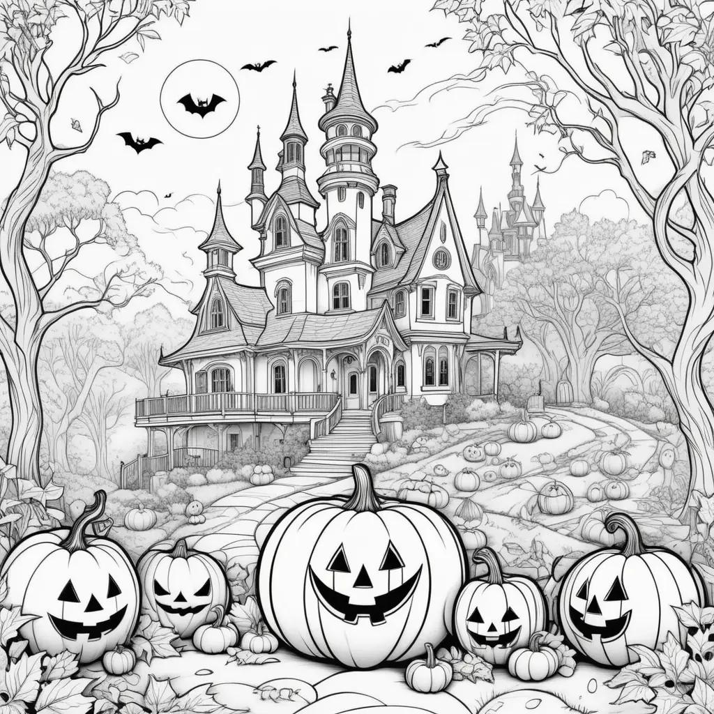 Halloween coloring pages of Disney characters