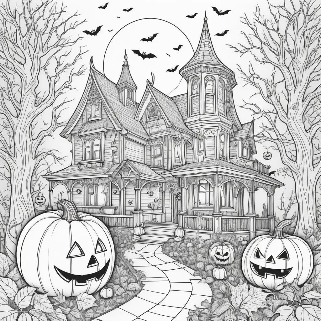 Halloween-themed printables for coloring