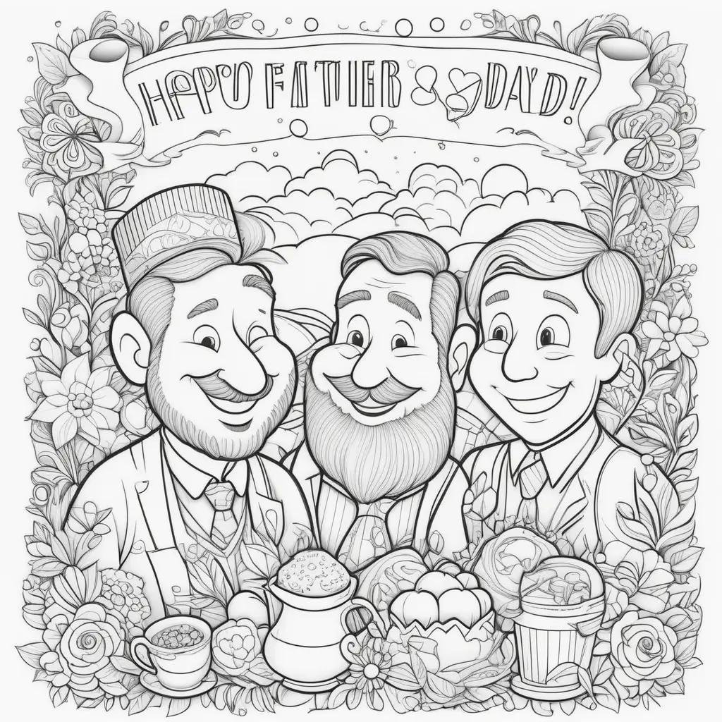 Happy Fathers Day Coloring Pages