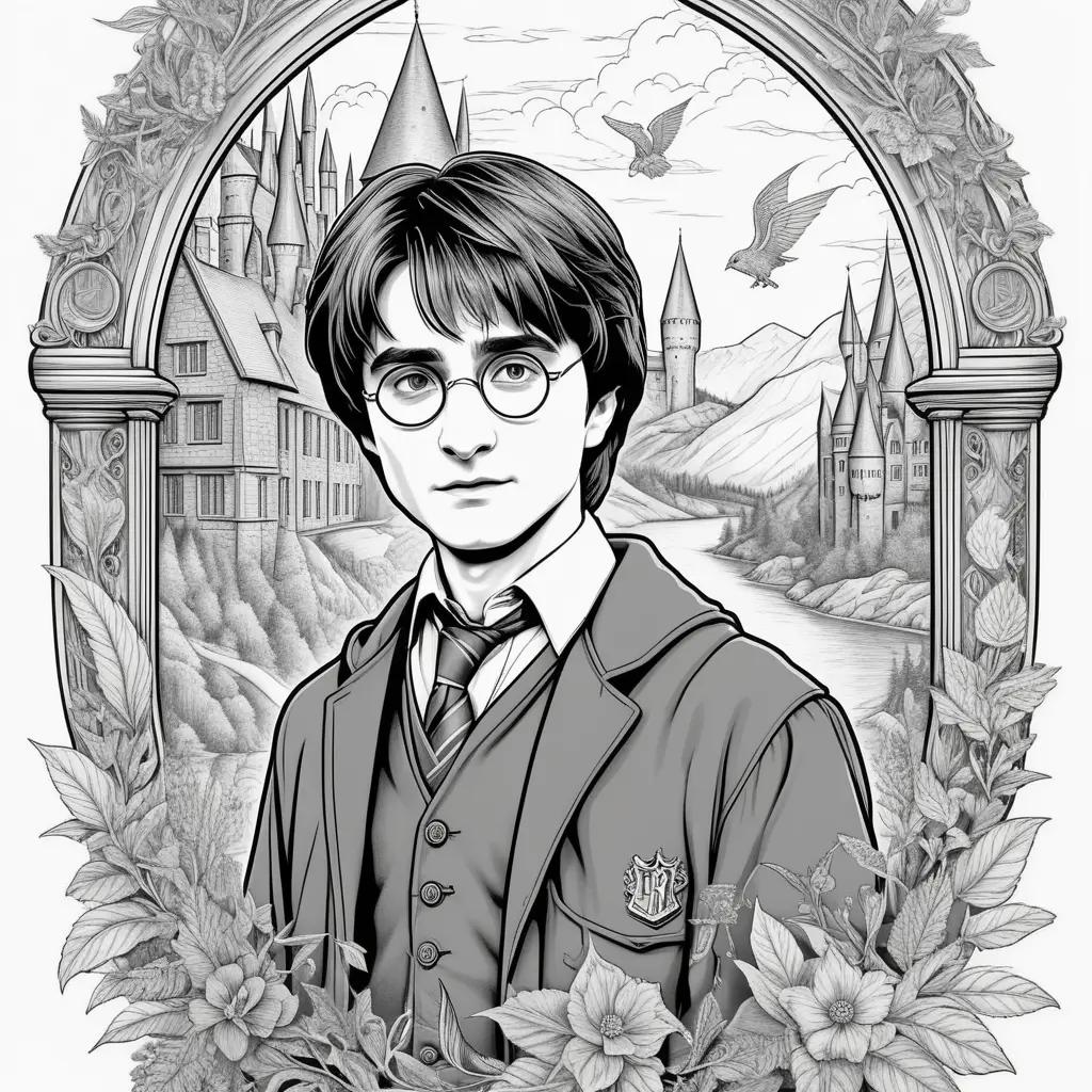 Harry Potter Coloring Page