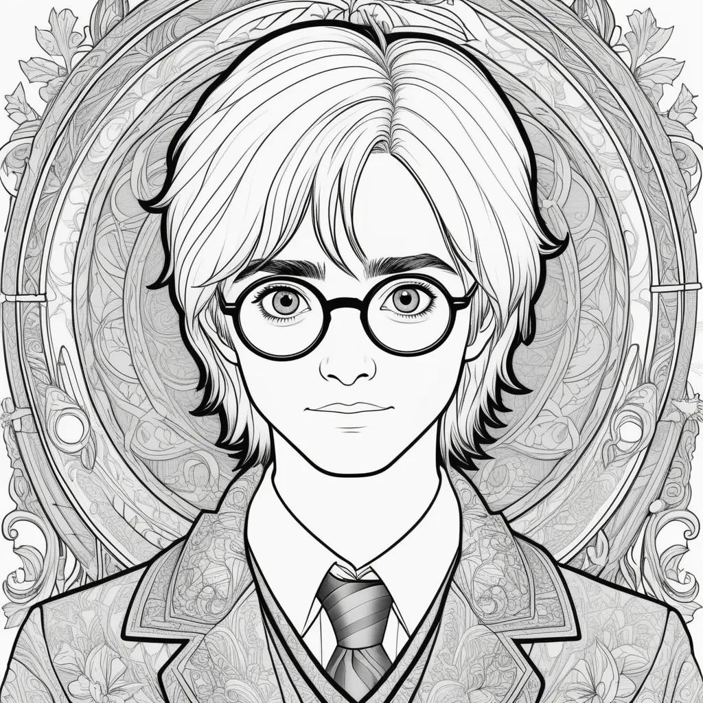 Harry Potter Coloring Page