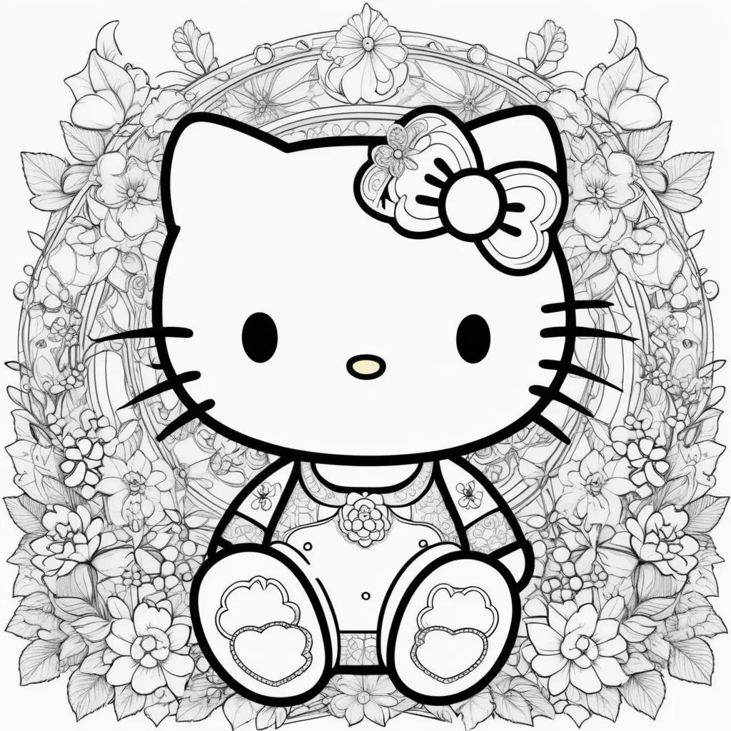 Hello Kitty Coloring Pages - Free Printable