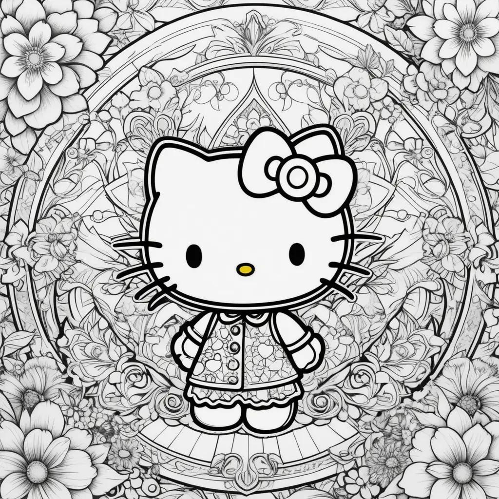 Hello Kitty Coloring Pages Online for Free