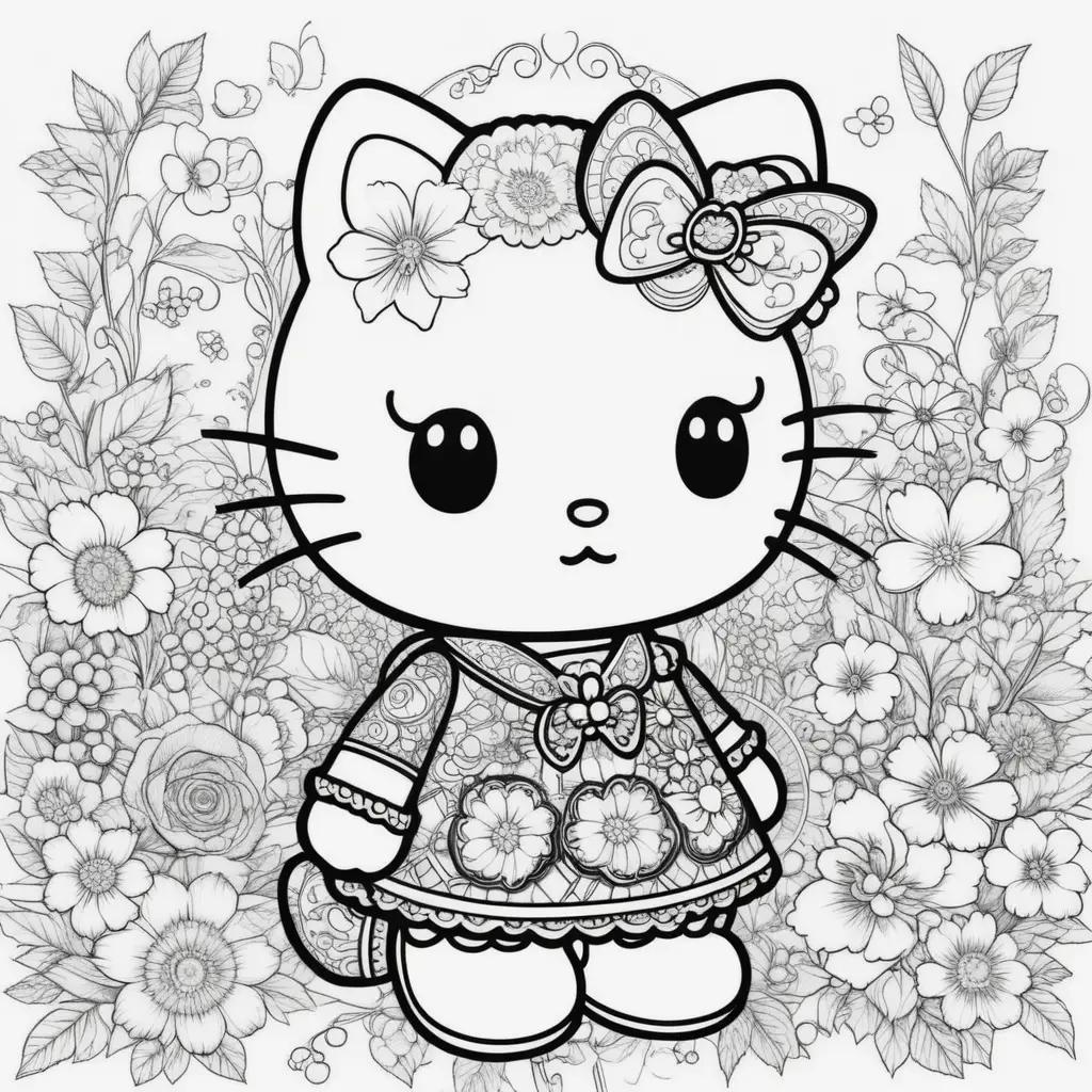 Hello Kitty Coloring Pages to Print: A Colorful Collection