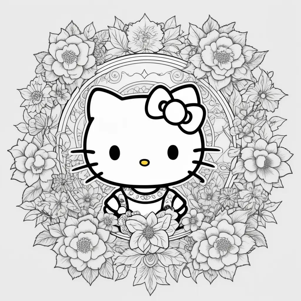 Hello Kitty Coloring Pages to Print