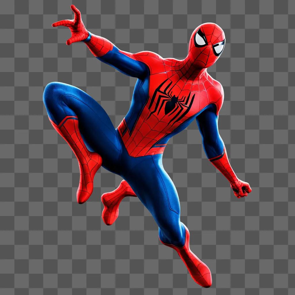 High-resolution image of Spider-Man in motion