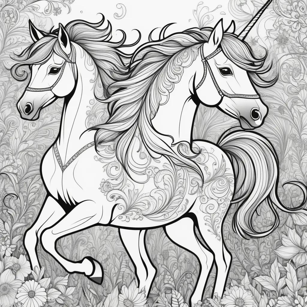 Horses Coloring Pages With Dazzling Designs