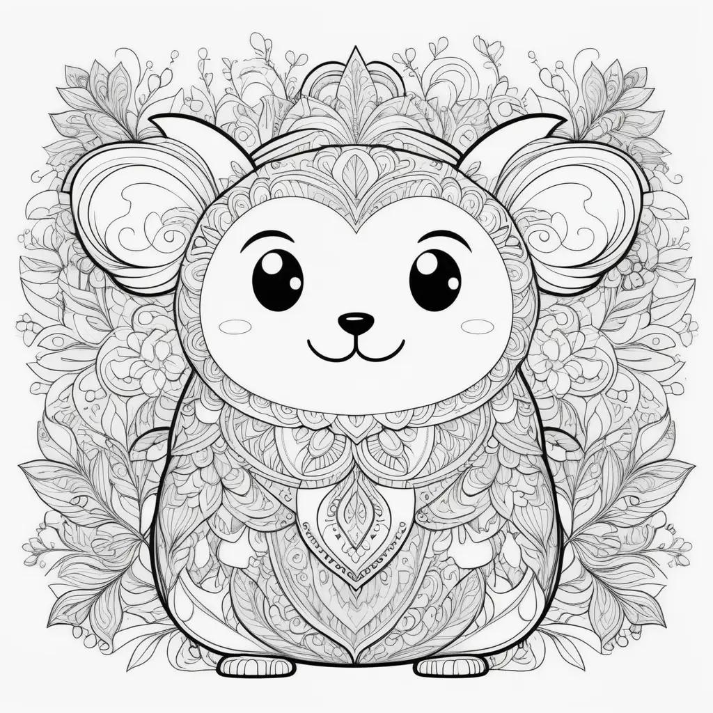 Hugsy Wugsy coloring page for adults