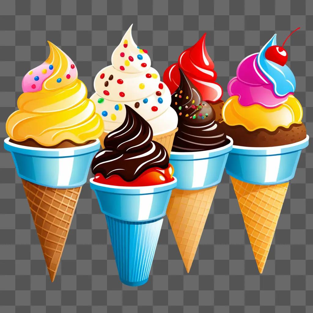 Ice Cream Clipart Collection