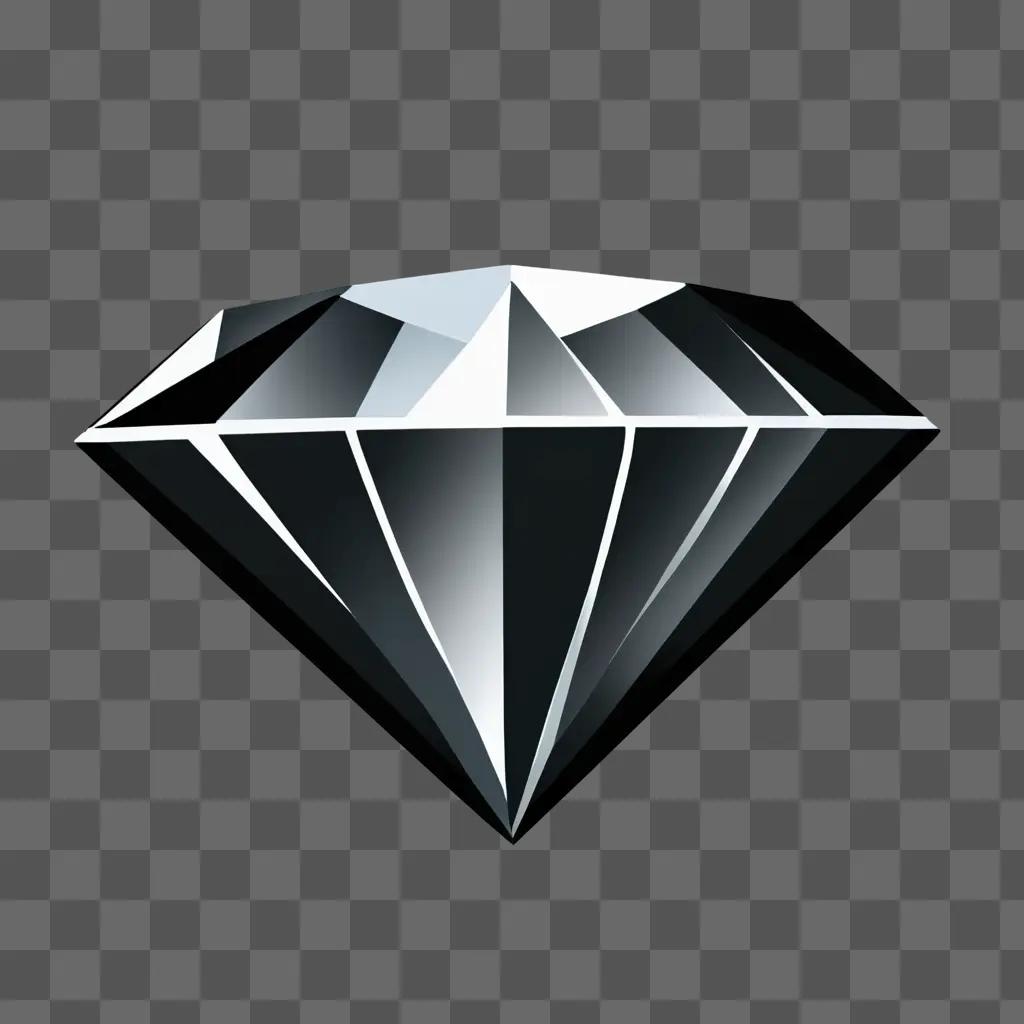 Illustrated diamond shape on a dark background