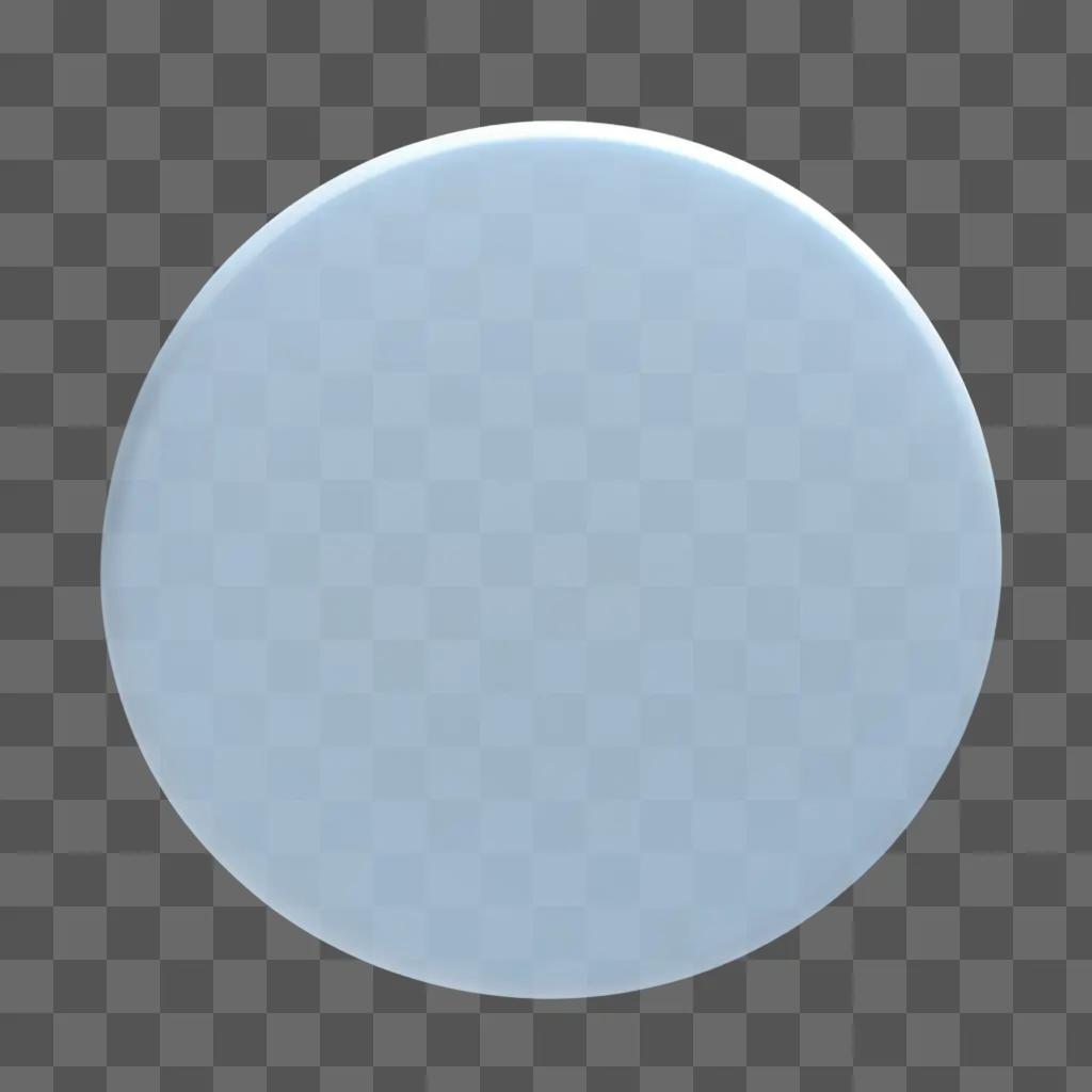 Image of a white circle on a light blue background