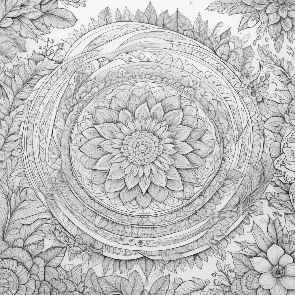 Inspirational Coloring Pages - A collection of intricate designs