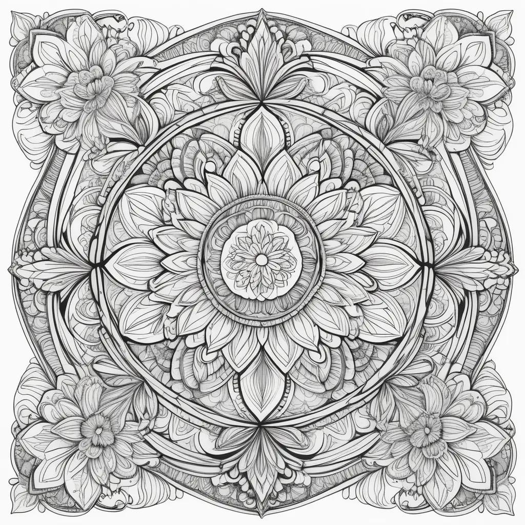 Inspirational Coloring Pages: Beautiful Designs and Patterns