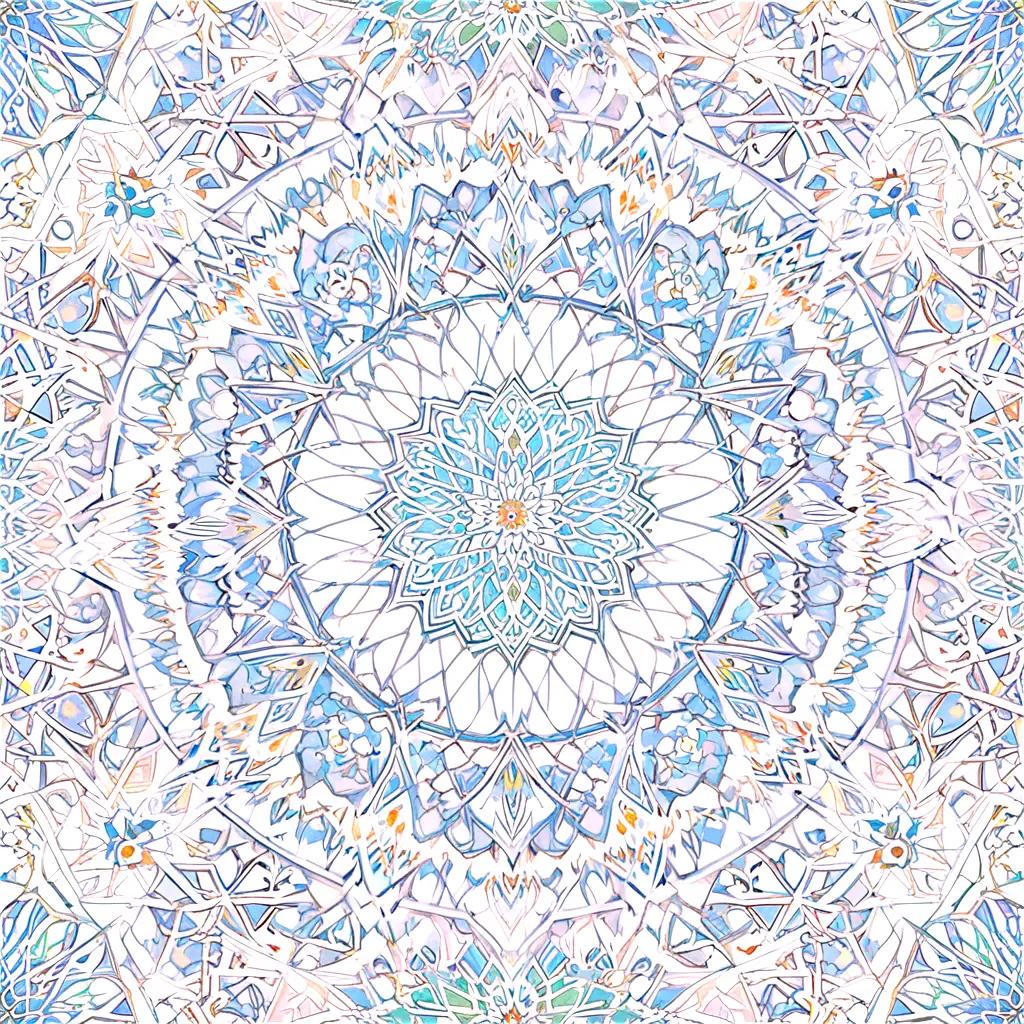 Islamic pattern art design