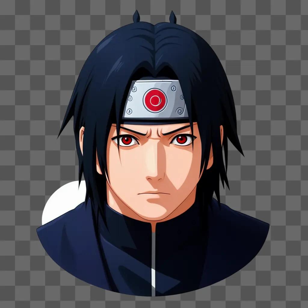 Itachi stares intently at the camera