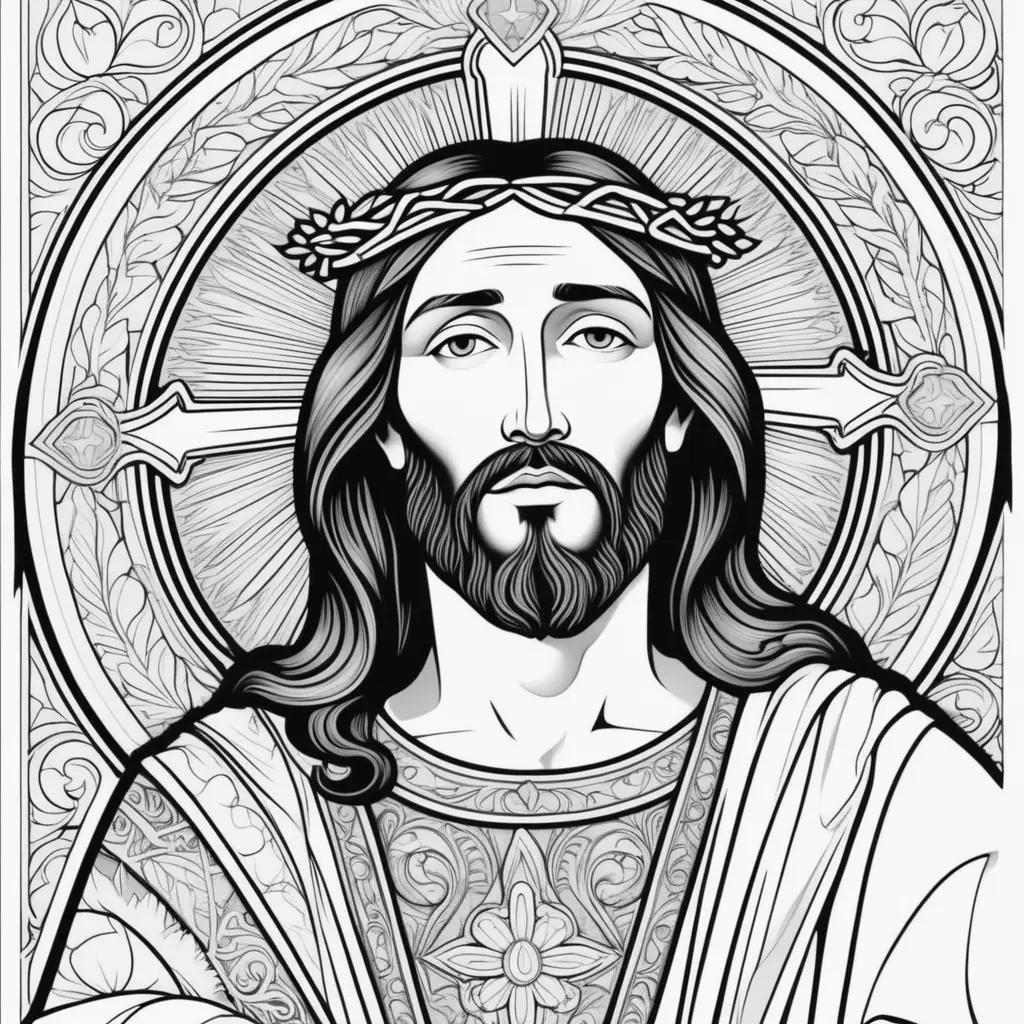 Jesus Coloring Page