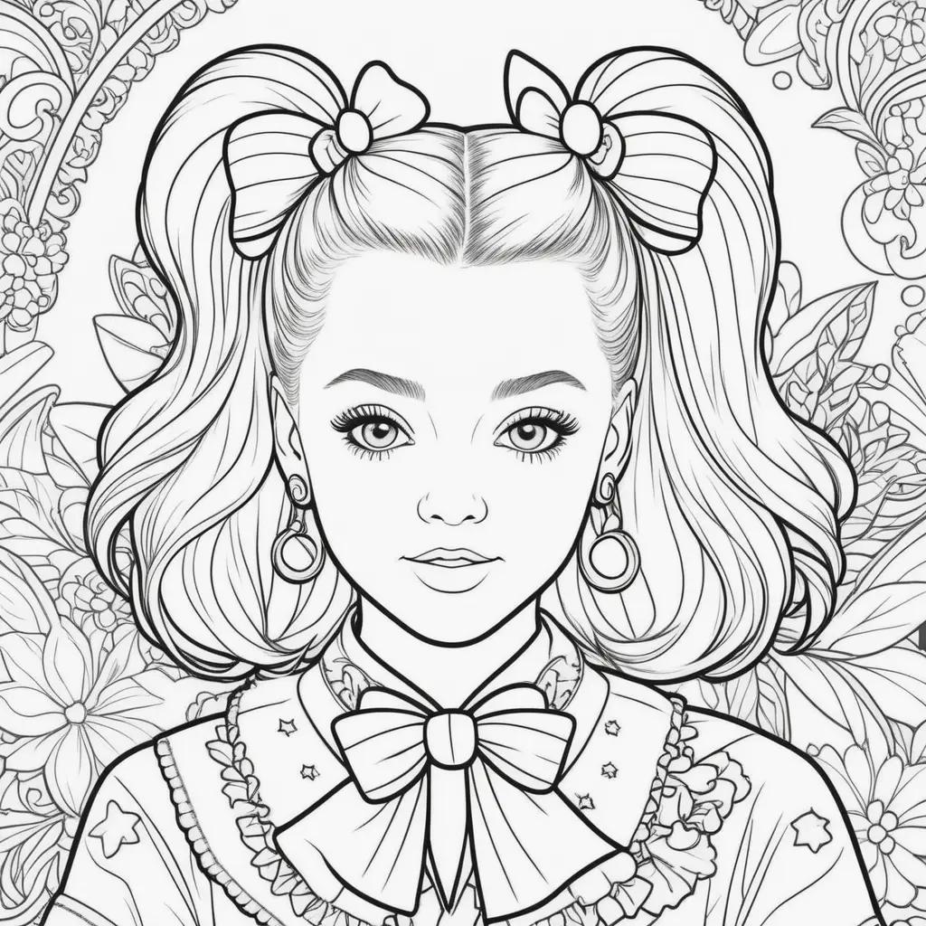 Jojo Siwa Coloring Pages for Kids