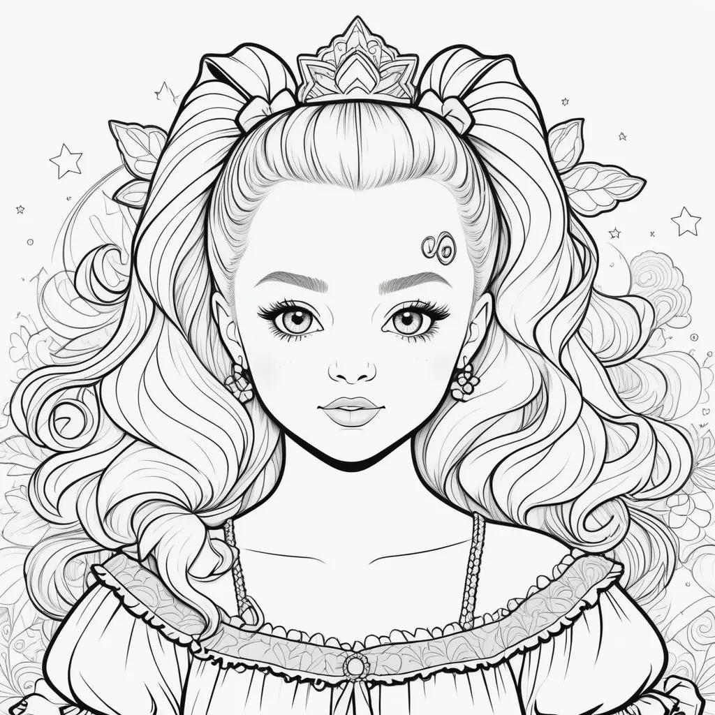 Jojo Siwa coloring pages for adults