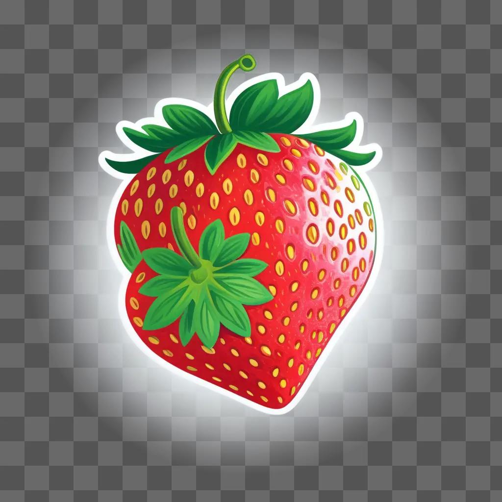 Kids love to draw this strawberry!