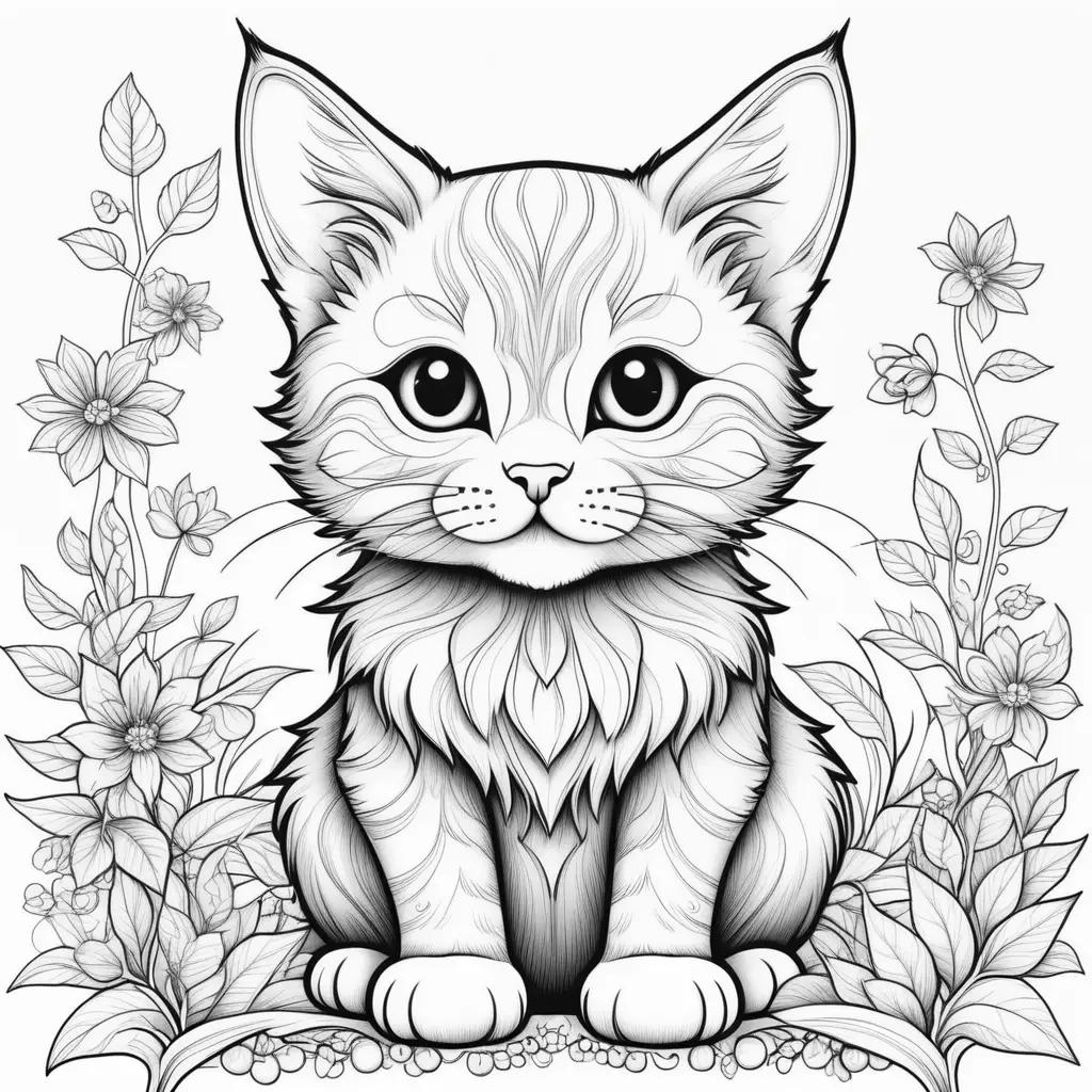 Kitten Coloring Pages: Cute, Colorful, and Fun!