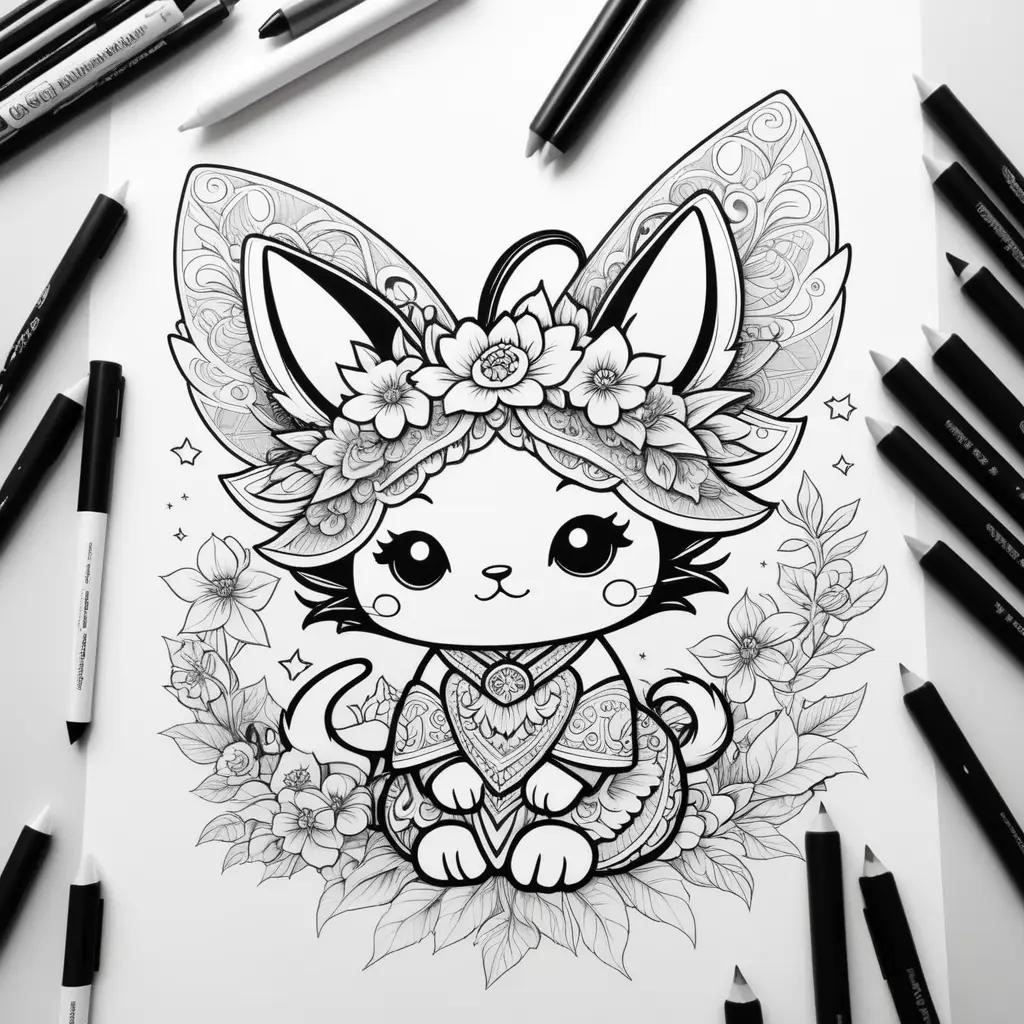 Kuromi Coloring Pages: A Cute, Artful, and Colorful Collection of Coloring Pages for Kids and Adults