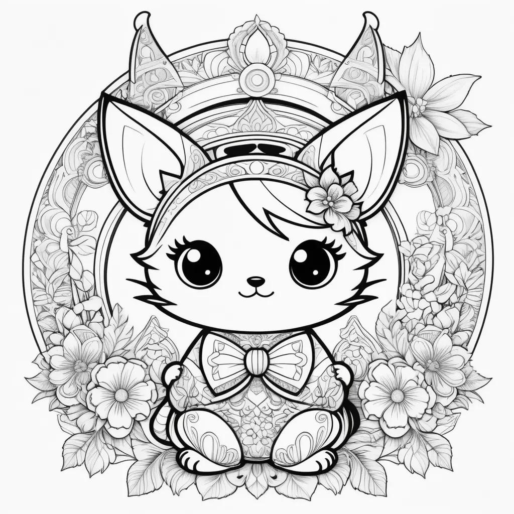 Kuromi coloring pages are available for download