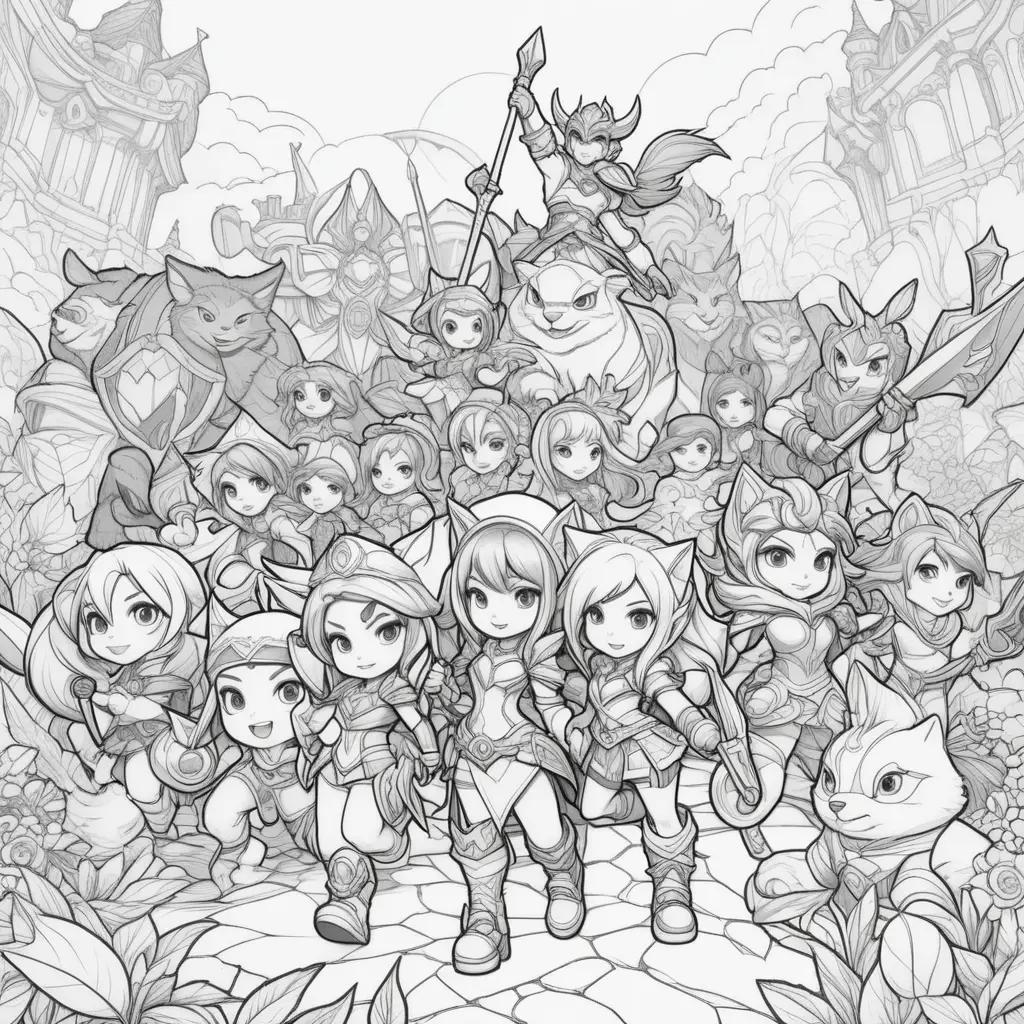 League of Legends Coloring Pages