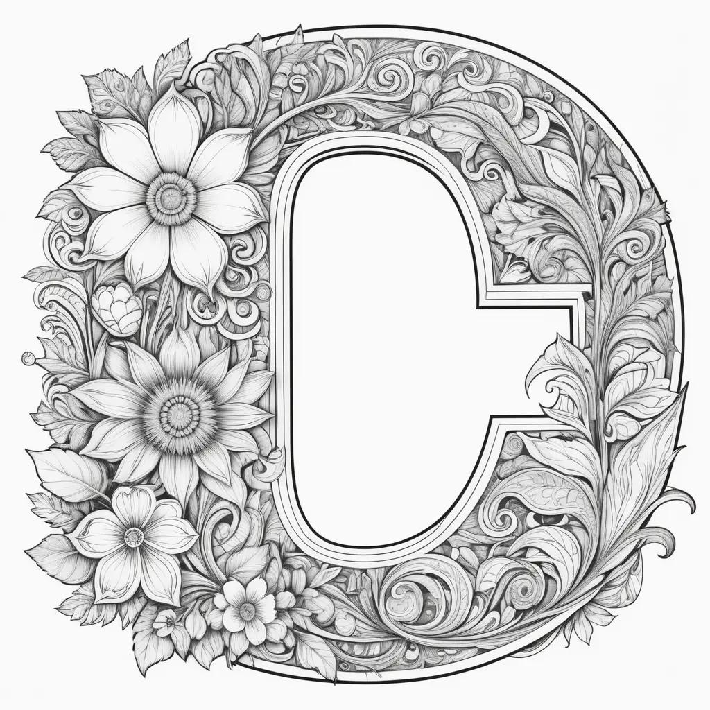 Letter C Coloring Pages: A Collection of Colorful Designs