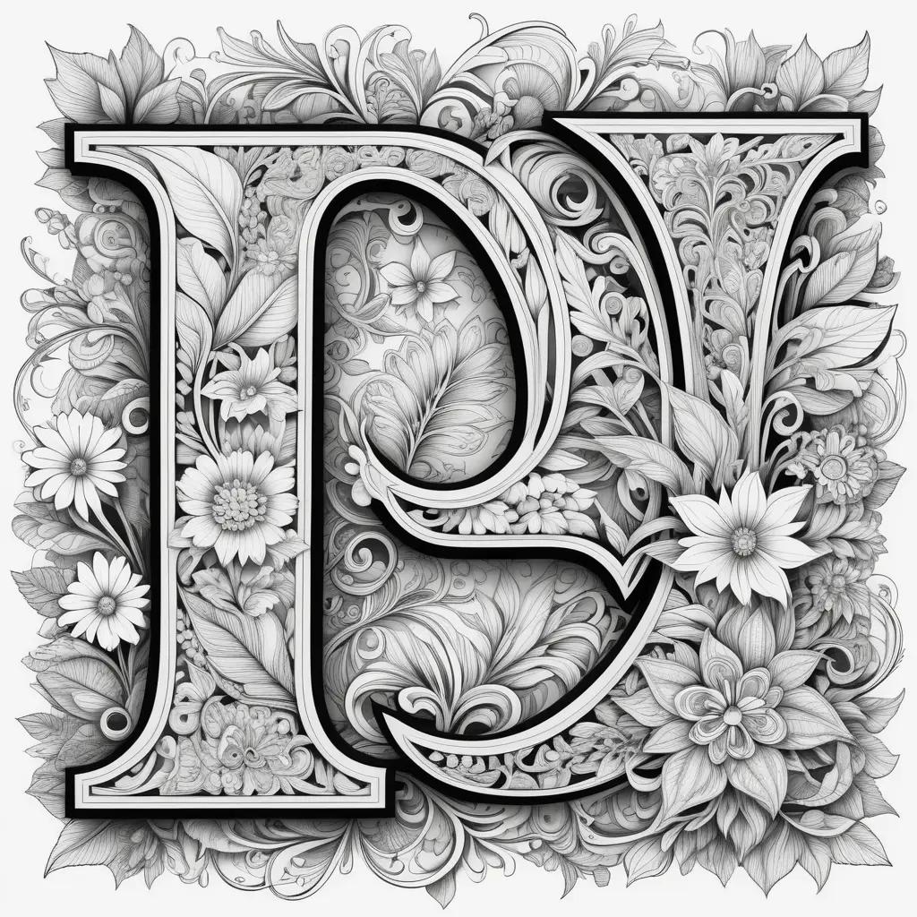 Letter Coloring Pages: A Collection of Beautiful Designs