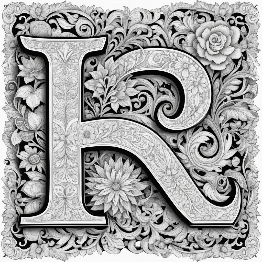 Letter Coloring Pages