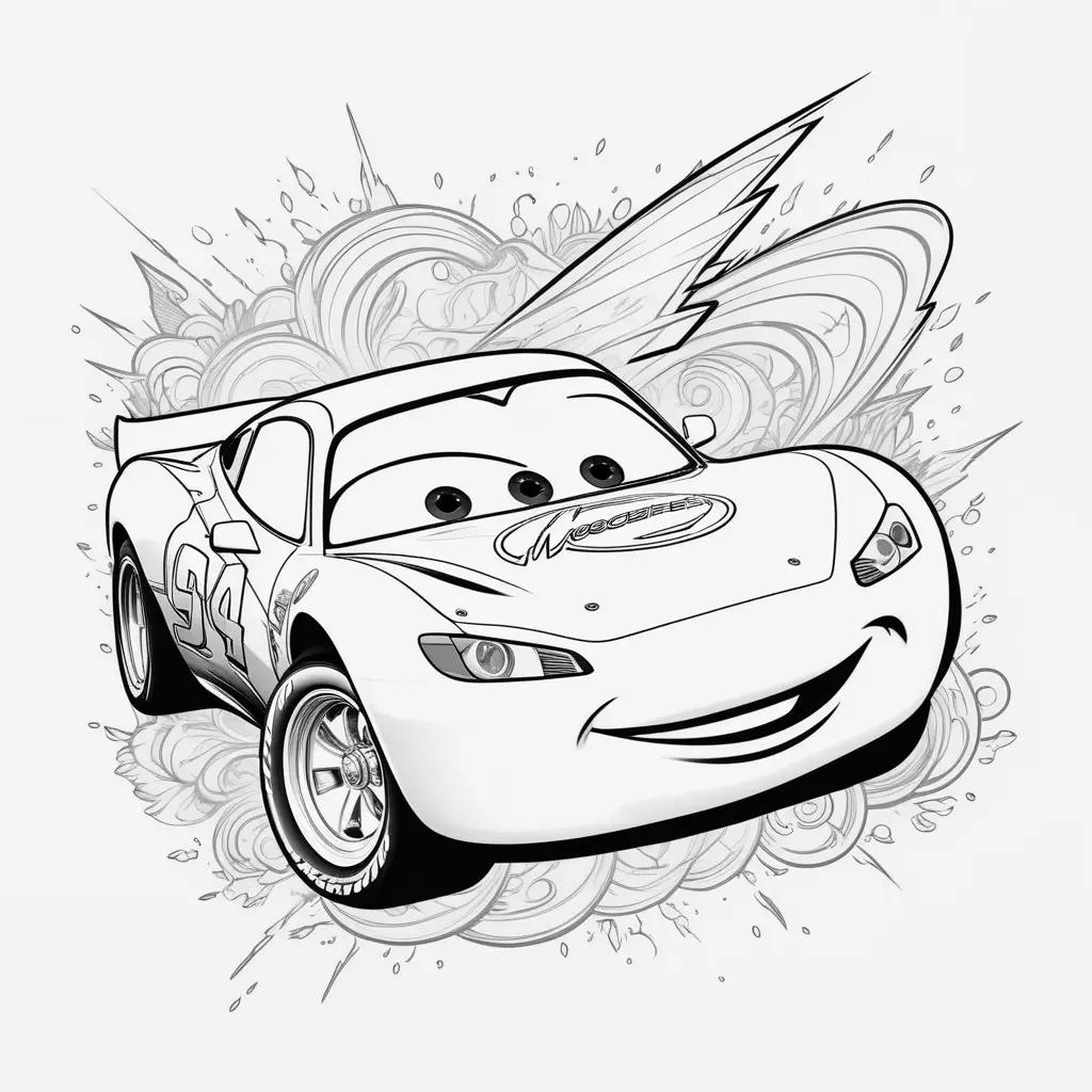 Lightning McQueen Coloring Pages