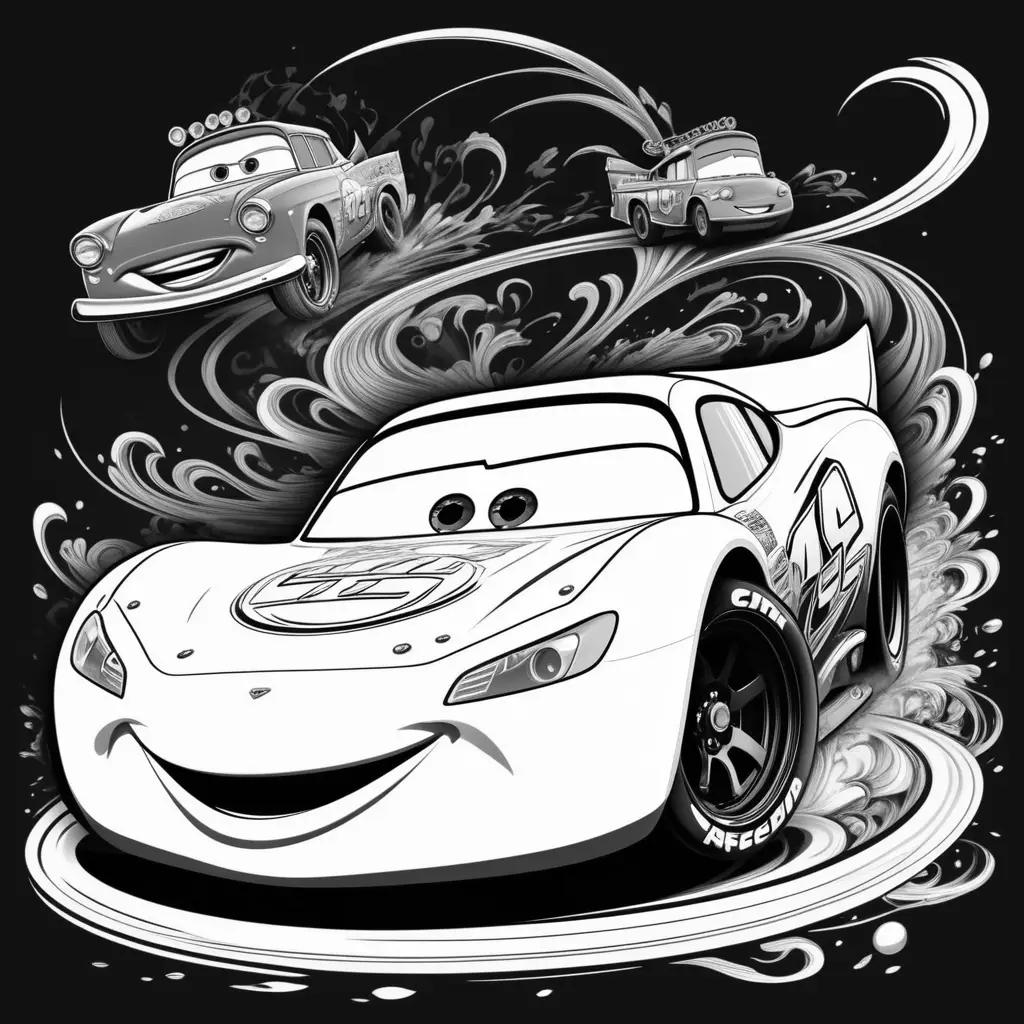 Lightning McQueen Coloring Pages for Kids