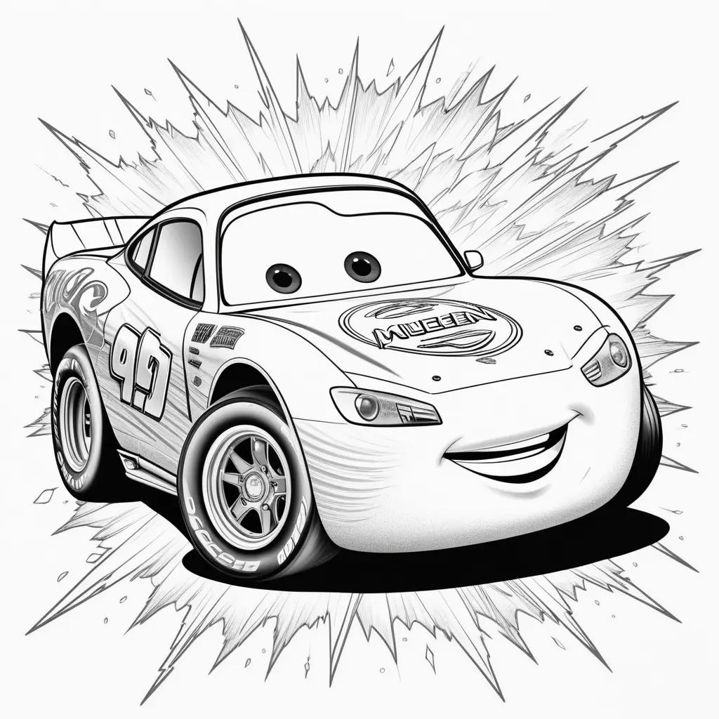 Lightning McQueen coloring pages