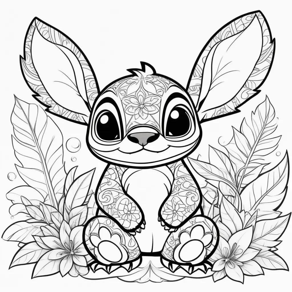 Lilo and Stitch Coloring Pages for Adults