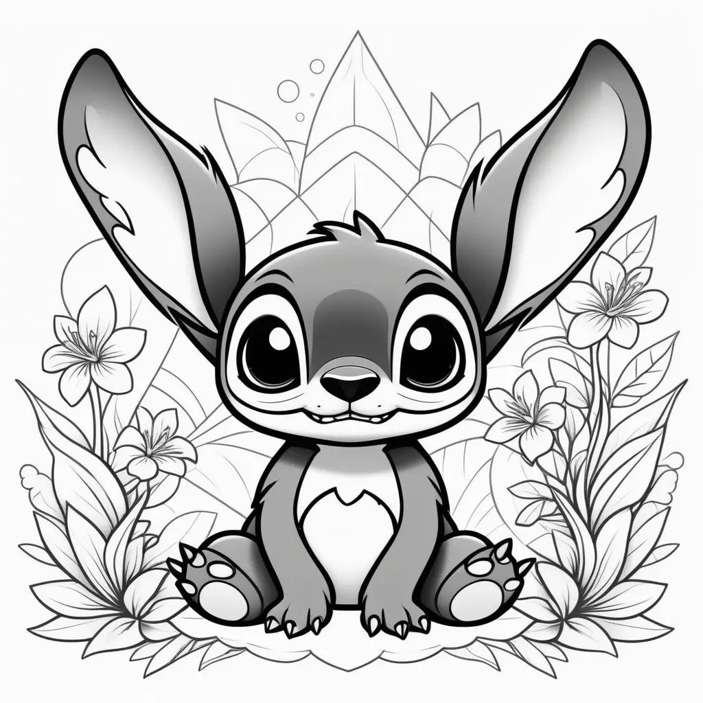 Lilo and Stitch Coloring Pages for Kids