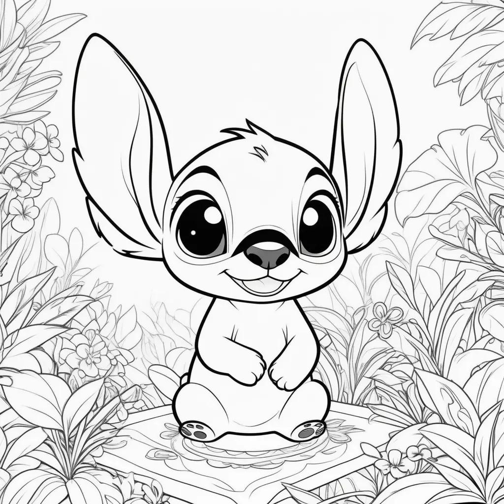 Lilo and Stitch coloring pages for kids