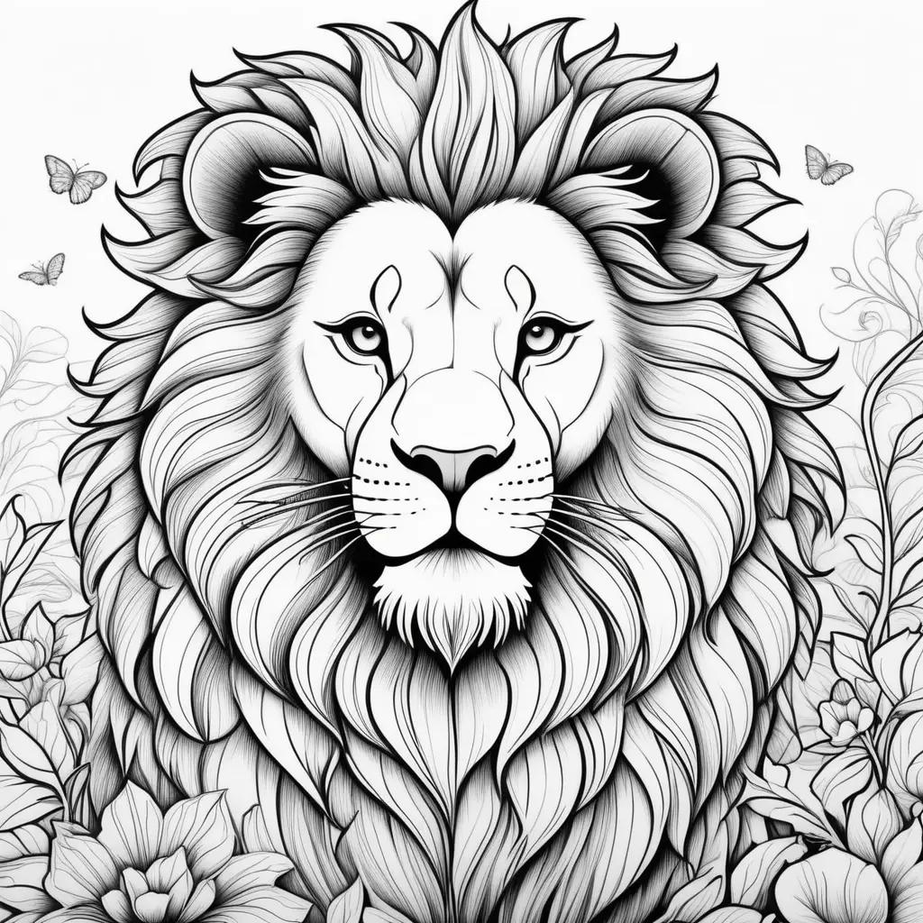 Lion coloring pages: black and white, black and white lion, lion coloring pages, lion black and white, black and white lion coloring pages