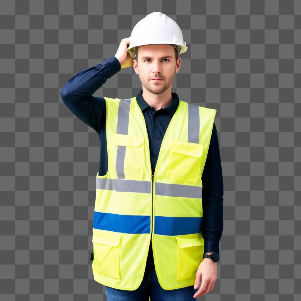 Man in safety vest posing for a photo