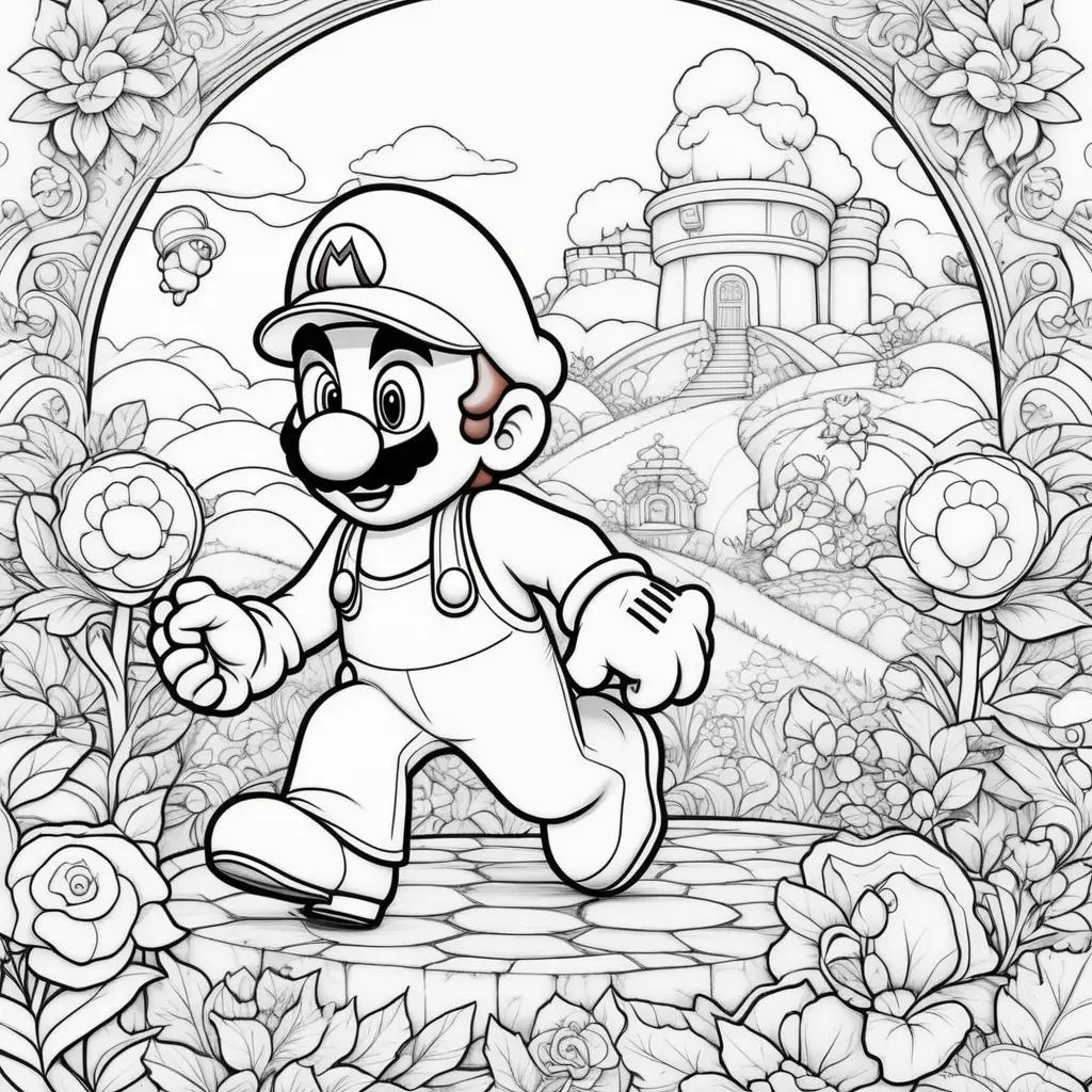 Mario Coloring Pages - a collection of 27 free, printable, high-quality, and easy-to-follow coloring pages featuring the iconic video game character Mario