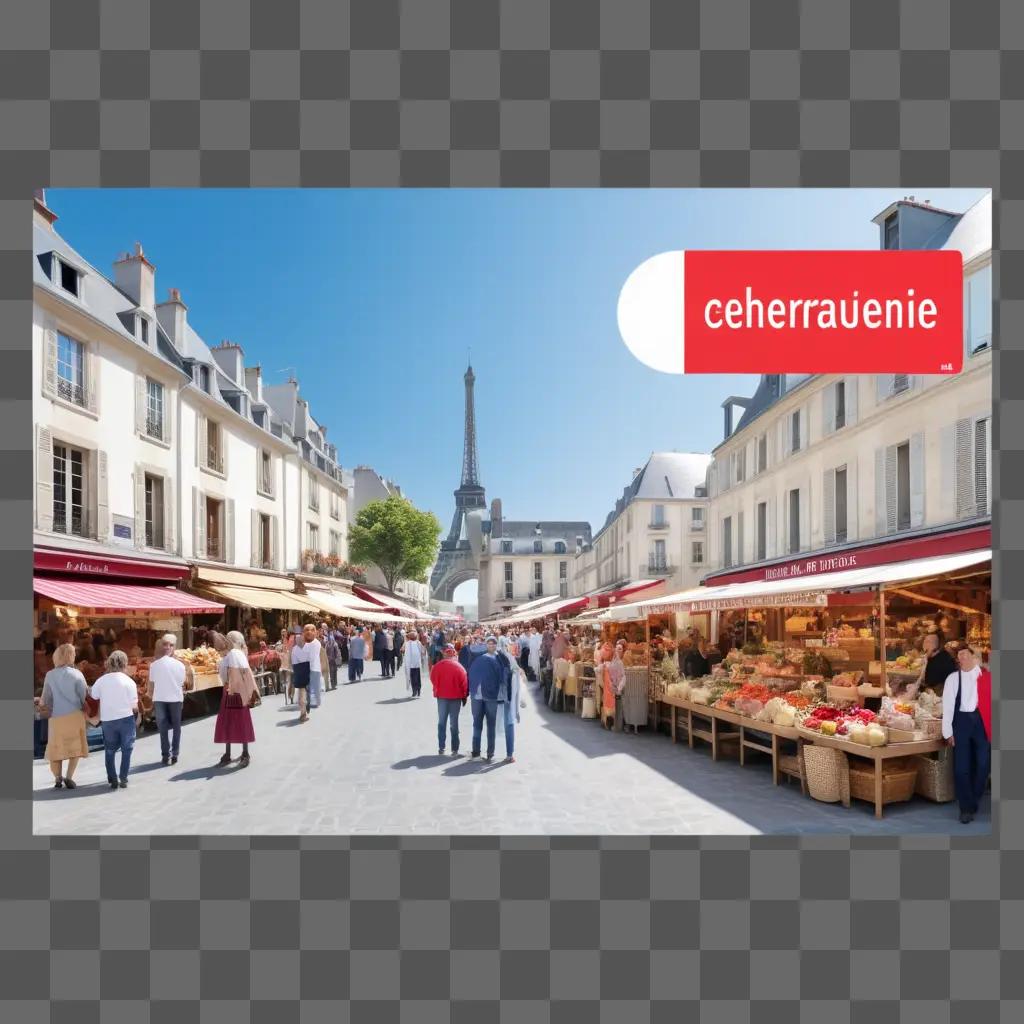 Market in Paris, France