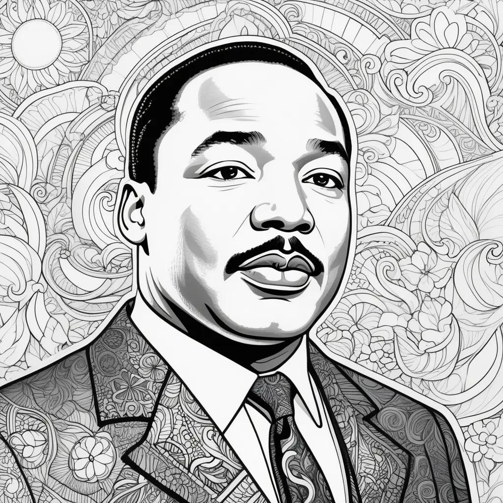 Martin Luther King Jr. Coloring Page