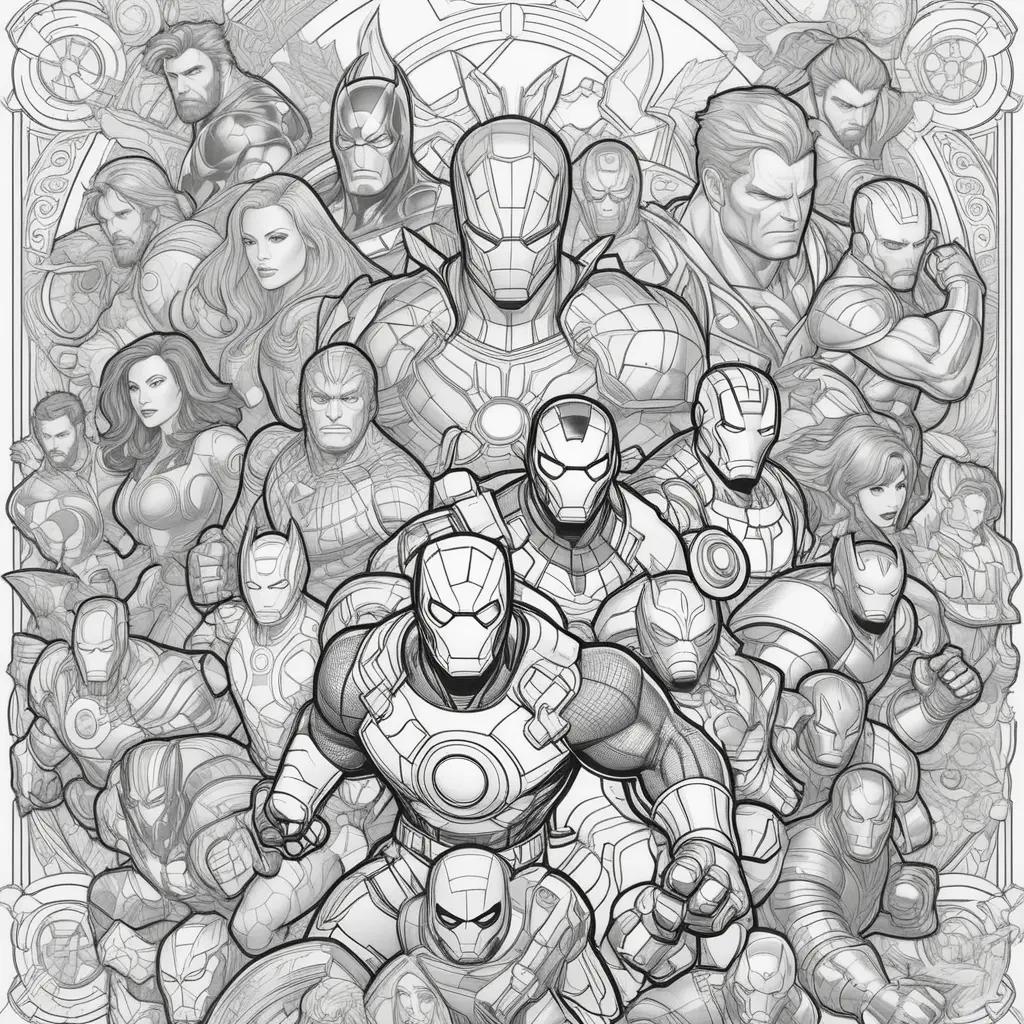 Marvel Coloring Pages Coloring Book Printable Coloring Pages