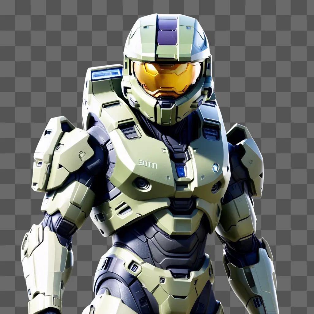 Master Chief stands out in a gray outfit