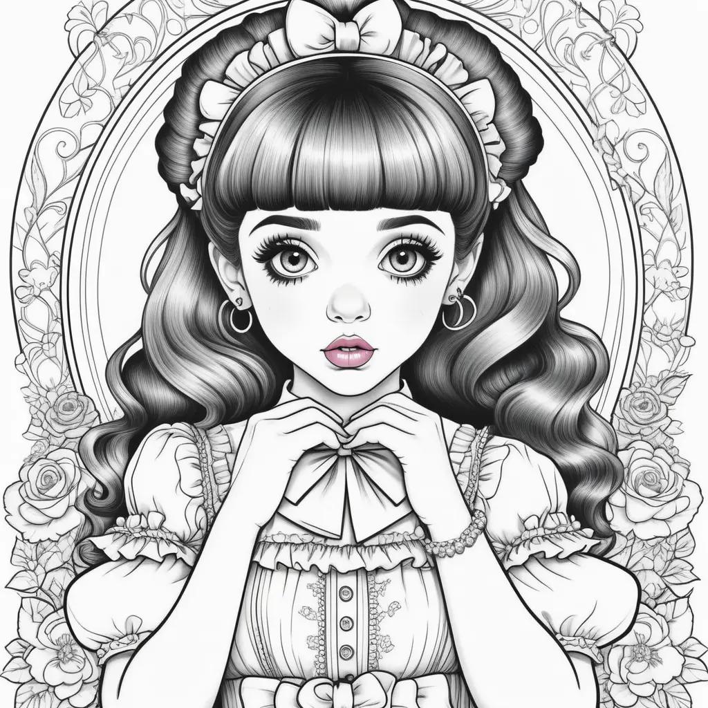 Melanie Martinez Coloring Pages for Kids